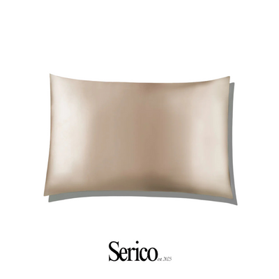 Amalfi Beauty Pillow | Federa 100% in Seta di Gelso - Champagne