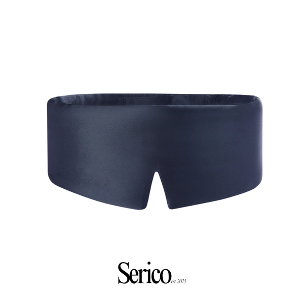 Taormina | Maschera 100% in Seta di Gelso - Blu Oceano